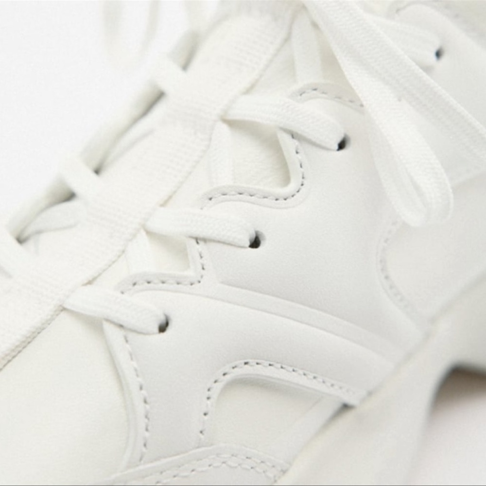 ZARA LEATHER RUNNING SHOES - Picture 5 of 10